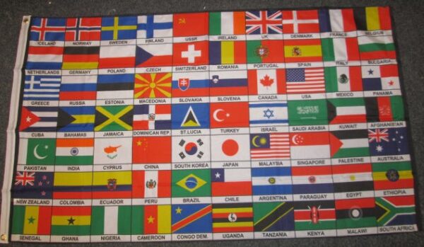 International 5'x3' Flags | Irish Wholesale Flags