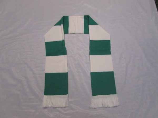 Green & White Scarf