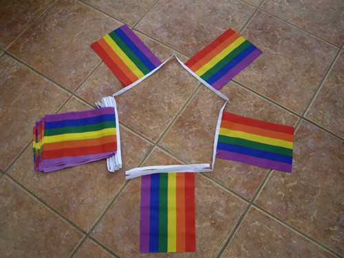 Gay Pride Rainbow Bunting