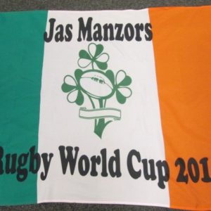 Rugby World Cup 5ftx3ft Custom Flag