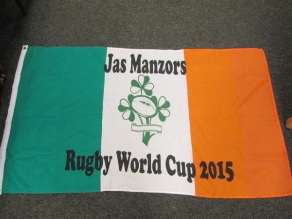 Rugby World Cup 5ftx3ft Custom Flag