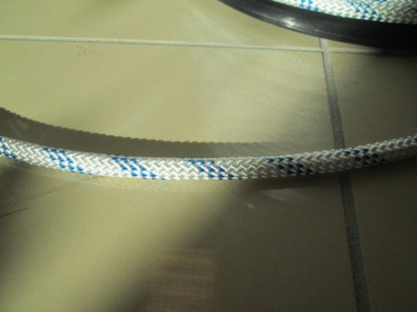 White Nylon Flagpole Rope 8.0mm